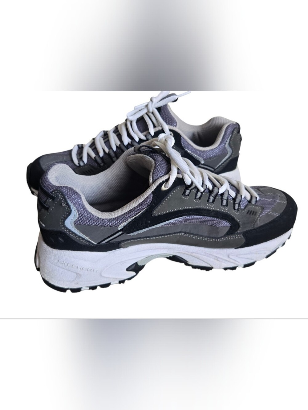 Skechers Sport Men’s Sneakers Charcoal Black 10.5 EW (50988EW)